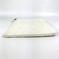 CHANEL Clutch bag canvas white COCO Coco logo Women Used Authentic