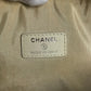 CHANEL Clutch bag canvas blue logo Deauville Women Used Authentic