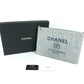 CHANEL Clutch bag canvas blue logo Deauville Women Used Authentic
