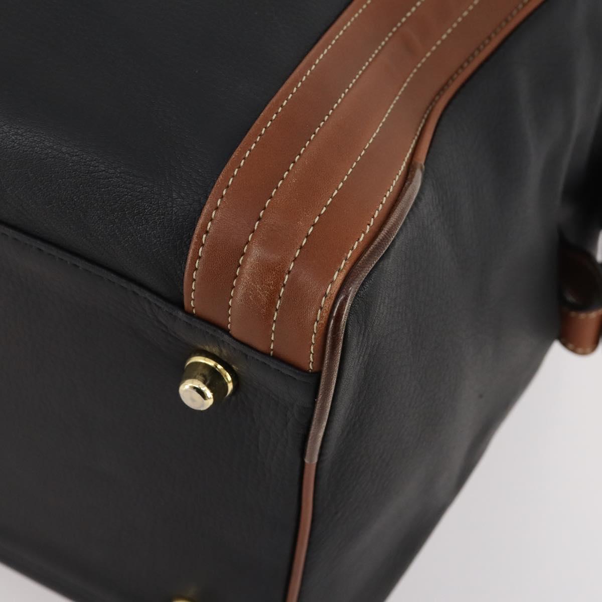 BALENCIAGA Boston Bag Leather Black Gold