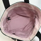 CHANEL Tote Bag canvas Light pink x black COCO Mark Women Used Authentic
