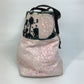 CHANEL Tote Bag canvas Light pink x black COCO Mark Women Used Authentic