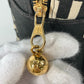 CHANEL Handbag canvas black All-over logo Women Used Authentic