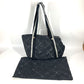 CHANEL Boston Duffel bag Nylon black Old travel line Pet Bag unisex(Unisex) Used Authentic