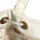 CHANEL Shoulder Bag Caviar skin white vintage CC COCO Mark logo drawstring bag Women Used Authentic