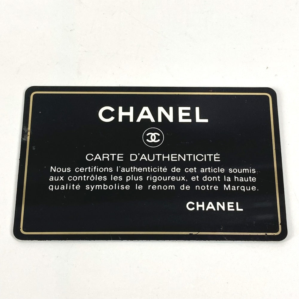 CHANEL Shoulder Bag Caviar skin white vintage CC COCO Mark logo drawstring bag Women Used Authentic