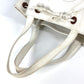 CHANEL Shoulder Bag Caviar skin white vintage CC COCO Mark logo drawstring bag Women Used Authentic
