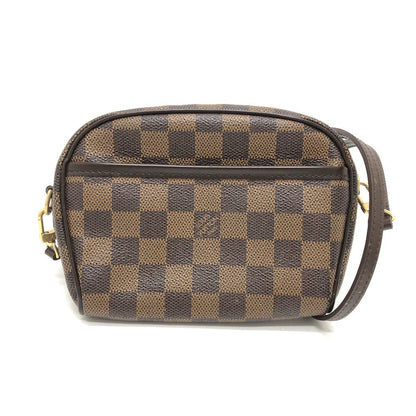 LOUIS VUITTON Shoulder Bag N51296 Damier canvas Brown Pochette Ipanema