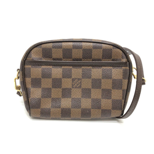LOUIS VUITTON Shoulder Bag N51296 Damier canvas Brown Pochette Ipanema