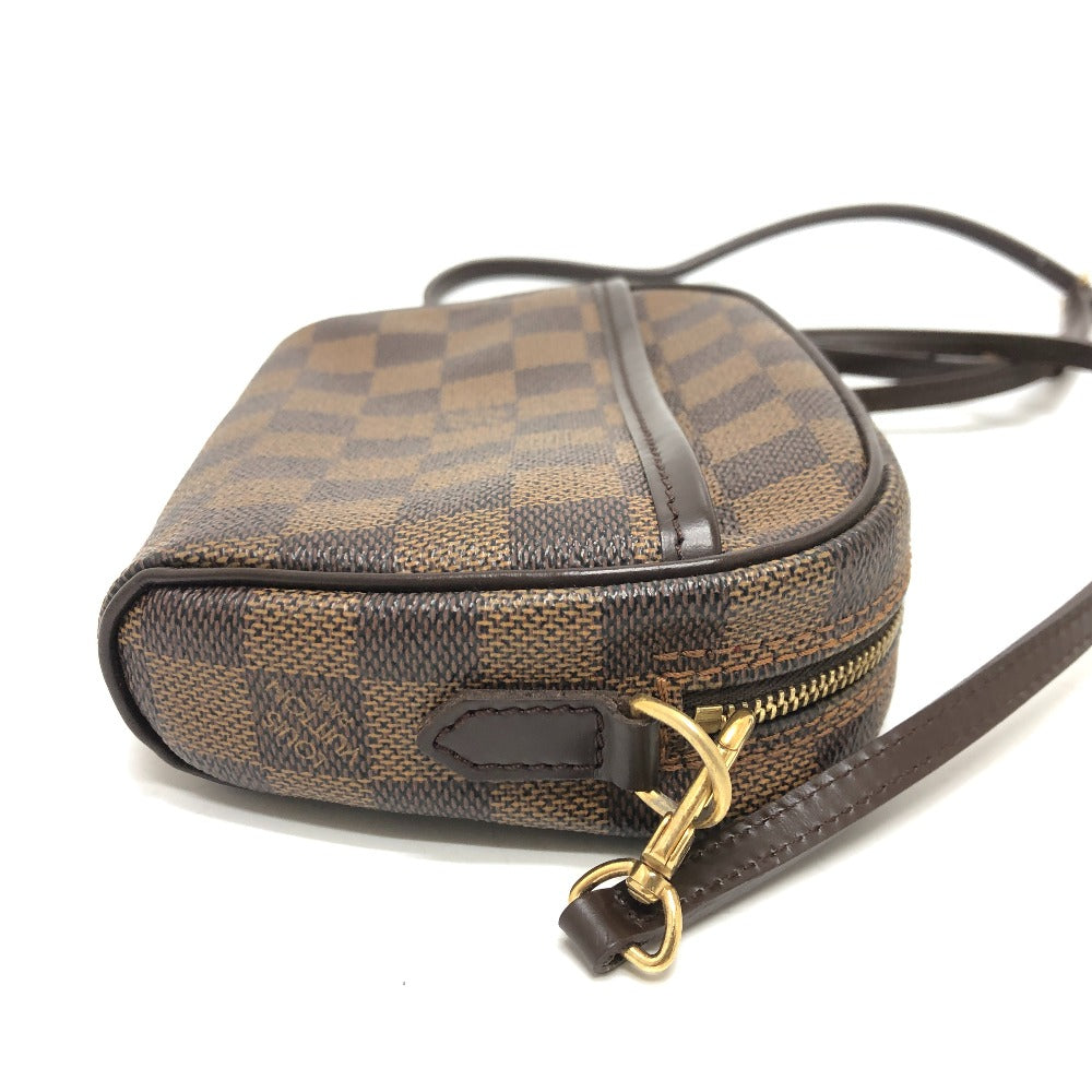 LOUIS VUITTON Shoulder Bag N51296 Damier canvas Brown Pochette Ipanema