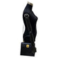 CELINE Shoulder Bag Calfskin Navy Women Used Authentic
