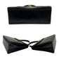 CELINE Shoulder Bag Calfskin Navy Women Used Authentic