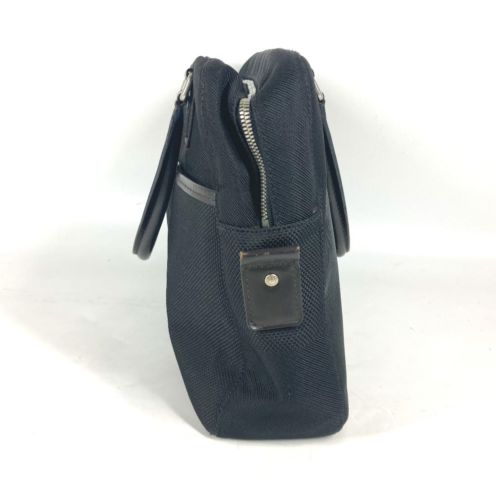 LOUIS VUITTON Business bag M93082 Damier Jean Canvas black Damier Jean Yak Women Used Authentic