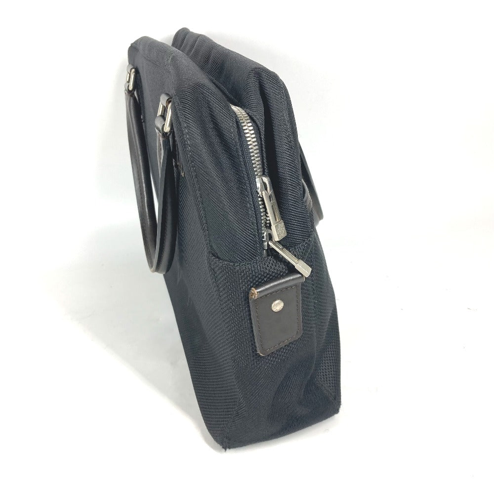LOUIS VUITTON Business bag M93082 Damier Jean Canvas black Damier Jean Yak mens Used Authentic