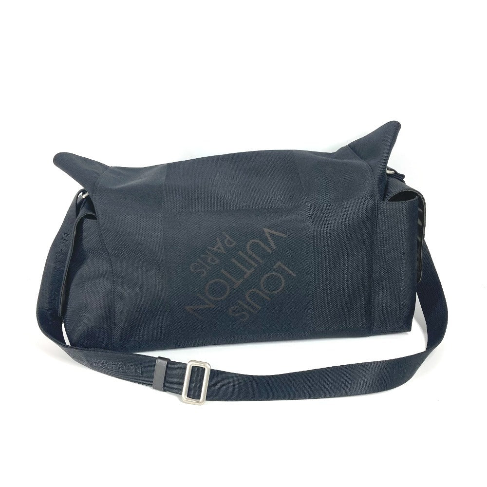 LOUIS VUITTON Shoulder Bag M93076 Damier Jean Canvas black Damier Jean Perrier unisex(Unisex) Used Authentic