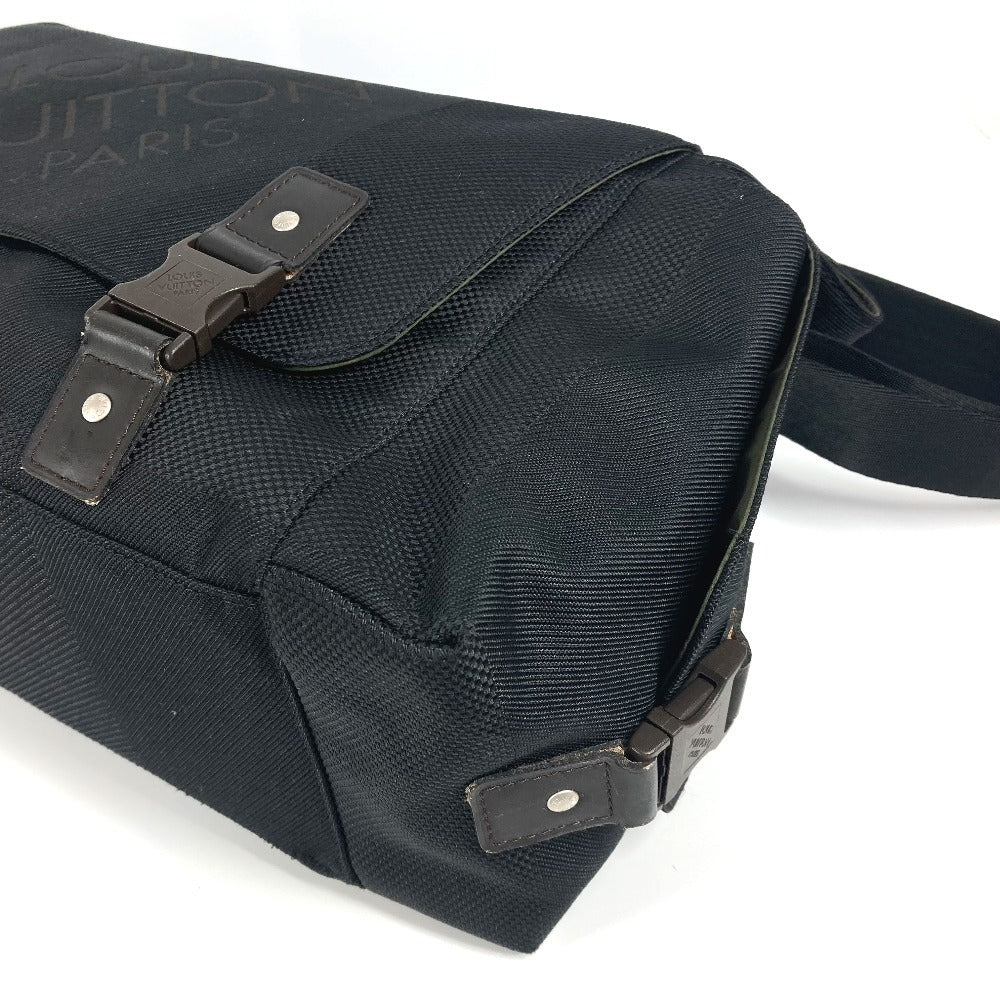LOUIS VUITTON Shoulder Bag M93076 Damier Jean Canvas black Damier Jean Perrier unisex(Unisex) Used Authentic