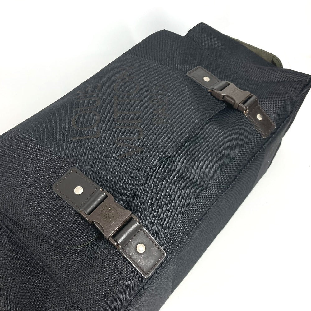LOUIS VUITTON Shoulder Bag M93076 Damier Jean Canvas black Damier Jean Perrier unisex(Unisex) Used Authentic