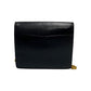 CELINE Shoulder Bag Calfskin, Leather Navy Star Ball Metal Women Used Authentic