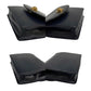 CELINE Shoulder Bag Calfskin, Leather Navy Star Ball Metal Women Used Authentic