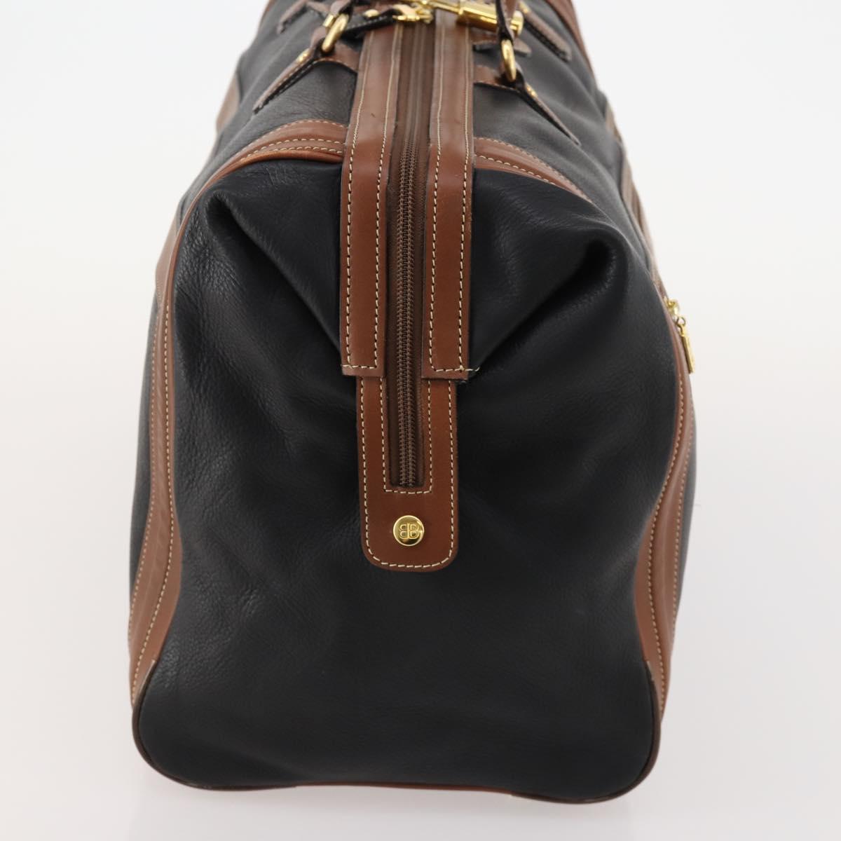 BALENCIAGA Boston Bag Leather Black Gold