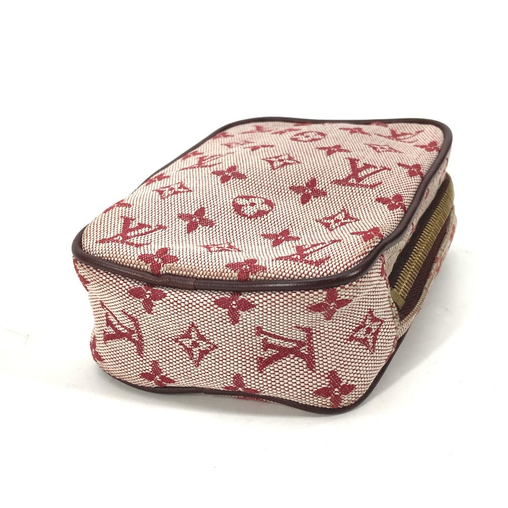 LOUIS VUITTON Pouch M60001  Monogram mini canvas Red Monogram mini US Digital Women Used Authentic
