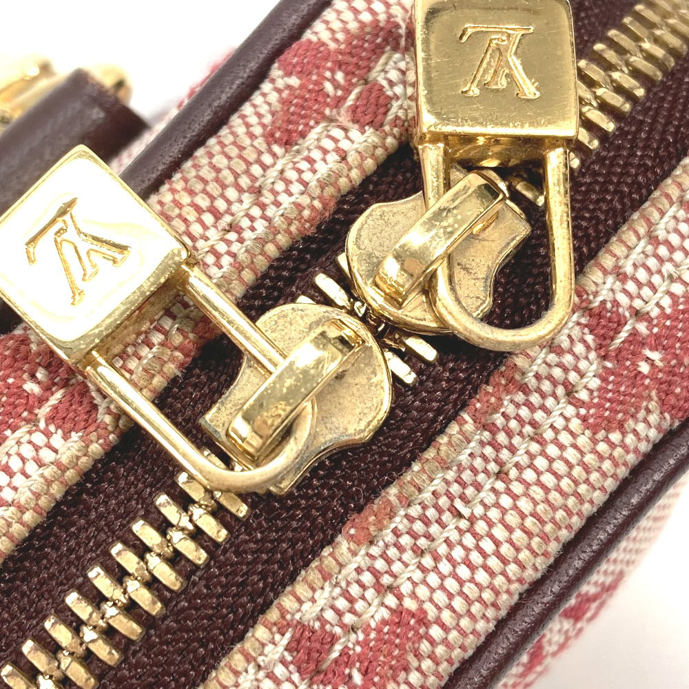 LOUIS VUITTON Pouch M60001  Monogram mini canvas Red Monogram mini US Digital Women Used Authentic