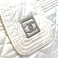 CHANEL Boston Duffel bag A29853 Nylon white Sports CC COCO Mark Quilting Women Used Authentic