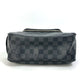 LOUIS VUITTON Pouch N47625 Damier Grafitto Canvas black Damier Grafitte C Cracking pouch mens Used Authentic