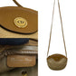 Dior Shoulder Bag leather beige logo Metal Women Used Authentic