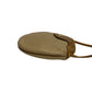 Dior Shoulder Bag leather beige logo Metal Women Used Authentic