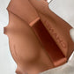 CHANEL Tote Bag rubber Brown logo Women Used Authentic
