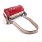 CHANEL Handbag rubber Red Sports Bicolor logo Women Used Authentic