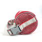CHANEL Handbag rubber Red Sports Bicolor logo Women Used Authentic