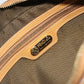 FENDI Shoulder Bag Leather Beige Gold