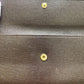 LOUIS VUITTON Portefeuille
International Long Wallet Damier
Ebene Brown