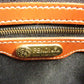 FENDI Handbag PVC Brown Pekan Women Used Authentic