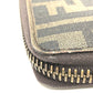 FENDI Long Wallet Purse 7M0174 PVC / Leather Brown Zucca mens Used Authentic