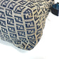 FENDI Shoulder Bag Canvas / leather Navy shoulder bag Mamma Bucket Women Used Authentic