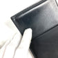 FENDI Trifold wallet 8M0395 leather black logo Women Used Authentic