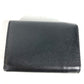 FENDI Trifold wallet 8M0395 leather black logo Women Used Authentic