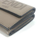 FENDI Trifold wallet 8M0395 leather Brown type logo