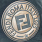 FENDI Tote Bag 7VA435 Canvas / leather black Vertical Shoulder Bag logo FF unisex(Unisex) Used Authentic