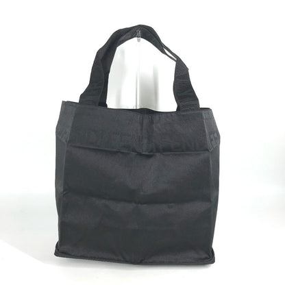 FENDI Tote Bag Nylon black vintage logo Women Used Authentic