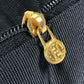 FENDI Tote Bag Nylon black vintage logo Women Used Authentic