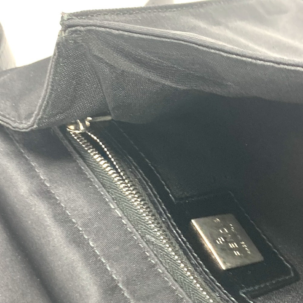 FENDI Shoulder Bag Nylon black FF logo unisex(Unisex) Used Authentic