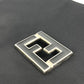 FENDI Shoulder Bag Nylon black FF logo unisex(Unisex) Used Authentic