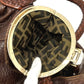FENDI Shoulder Bag leather Brown Spy bag