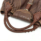 FENDI Shoulder Bag leather Brown Spy bag