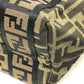 FENDI Handbag 7VS078 canvas Brown FF logo Zucca Women Used Authentic