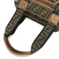 FENDI Handbag 7VS078 canvas Brown FF logo Zucca Women Used Authentic